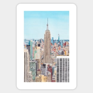 New York City Skyline Sticker